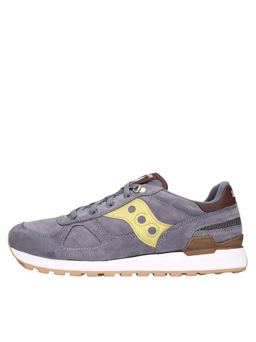 Suede and faux leather trainers SAUCONY | SHADOW ORIGINAL UBLU-ORO-MARRONE